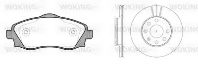 Комплект тормозов, дисковый тормозной механизм WOKING купить