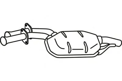 Средний глушитель выхлопных газов FENNO купить