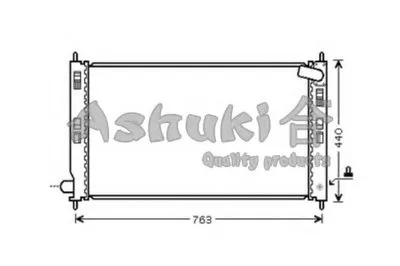 Радиатор, охлаждение двигателя ASHUKI купить