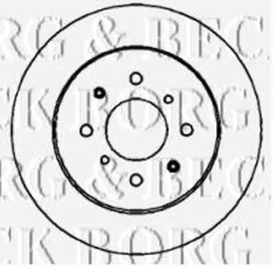 Тормозной диск BORG & BECK купить