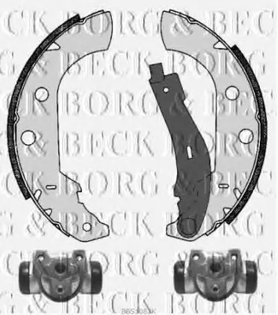 Комплект тормозных колодок BORG & BECK купить