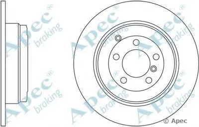 Тормозной диск APEC braking купить