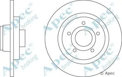 Тормозной диск APEC braking купить