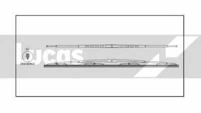Щетка стеклоочистителя LUCAS ELECTRICAL купить