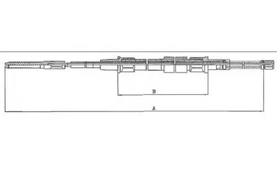 Трос, стояночная тормозная система TEXTAR купить