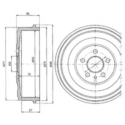 Тормозной барабан DELPHI купить