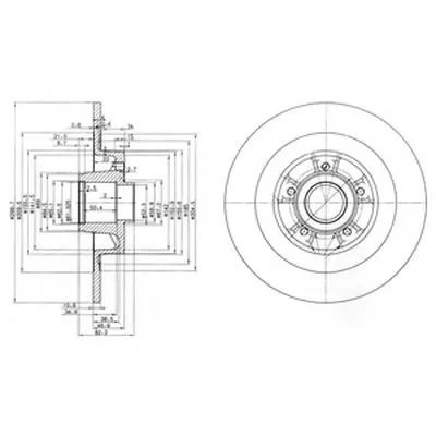 Тормозной диск DELPHI купить