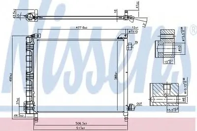 Конденсатор, кондиционер NISSENS купить