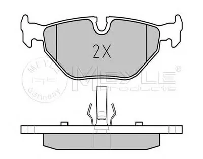Комплект тормозных колодок, дисковый тормоз PLATINUM PAD MEYLE купить