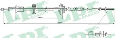 Тросик сцепления LPR купить