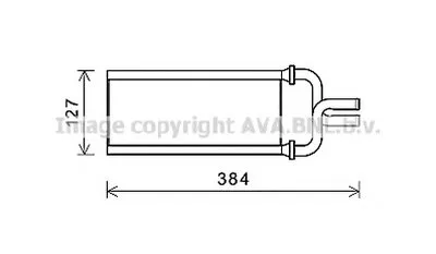 Теплообменник, отопление салона AVA QUALITY COOLING купить