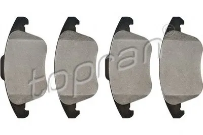 Комплект тормозных колодок, дисковый тормоз TOPRAN купить
