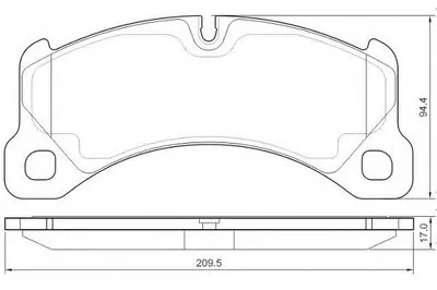Комплект тормозных колодок, дисковый тормоз E.T.F. купить