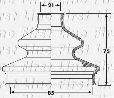 Пыльник, приводной вал FIRST LINE купить
