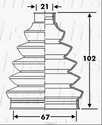 Пыльник, приводной вал FIRST LINE купить