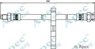 Тормозной шланг APEC braking купить