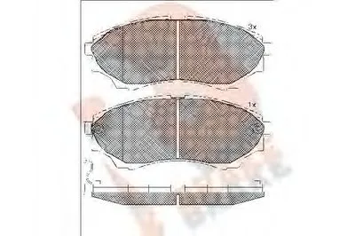 Комплект тормозных колодок, дисковый тормоз R BRAKE купить
