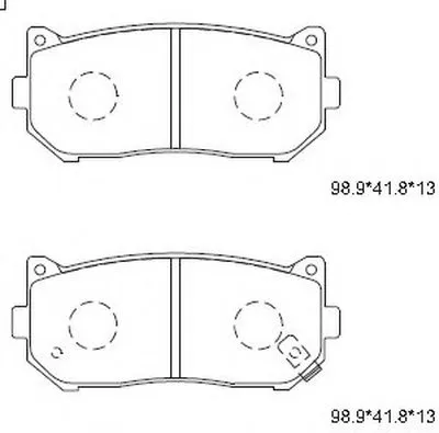 Комплект тормозных колодок, дисковый тормоз ASIMCO купить