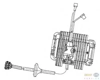 Регулятор, вентилятор салона BEHR HELLA SERVICE HELLA купить