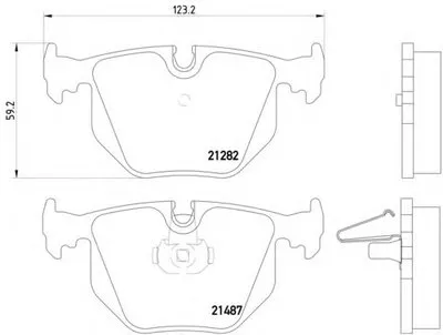 Комплект тормозных колодок, дисковый тормоз HELLA купить
