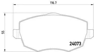 Комплект тормозных колодок, дисковый тормоз HELLA купить