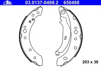 Комплект тормозных колодок ATE купить