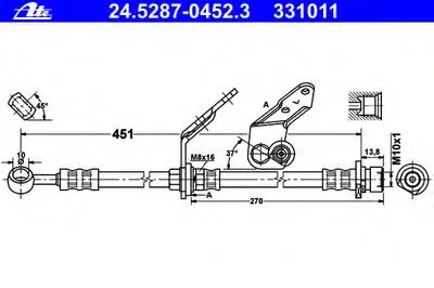 Тормозной шланг ATE купить