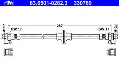 Тормозной шланг ATE купить