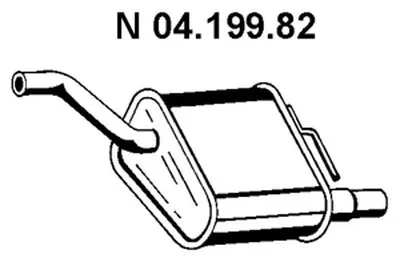 Глушитель выхлопных газов конечный EBERSPÄCHER купить