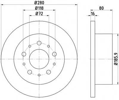 Тормозной диск MINTEX купить