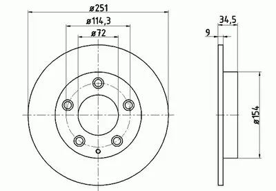 Тормозной диск TEXTAR купить