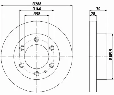 Тормозной диск TEXTAR купить