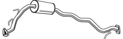 Средний глушитель выхлопных газов WALKER купить