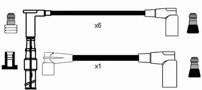 Комплект проводов зажигания NGK купить