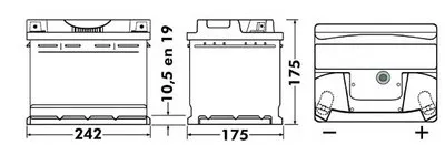 Стартерная аккумуляторная батарея; Стартерная аккумуляторная батарея EXCELL ** EXIDE купить