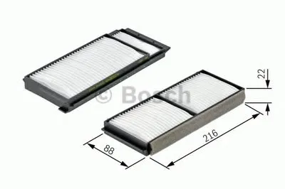 Фильтр, воздух во внутренном пространстве BOSCH купить