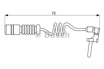 Сигнализатор, износ тормозных колодок BOSCH купить