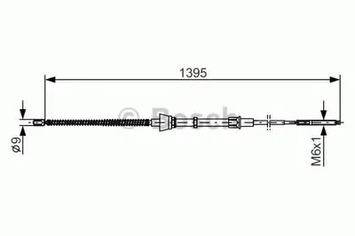 Трос, стояночная тормозная система BOSCH купить