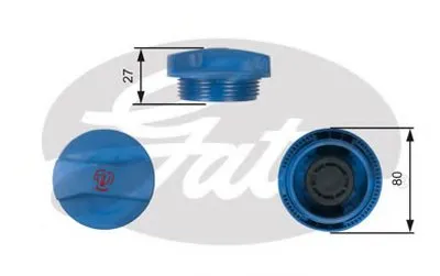 Крышка, резервуар охлаждающей жидкости GATES купить