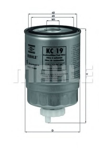 KNECHTKC19 Топливный фильтр