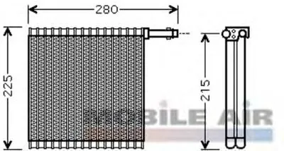 Испаритель, кондиционер VAN WEZEL купить