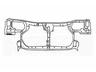 Облицовка передка VAN WEZEL купить