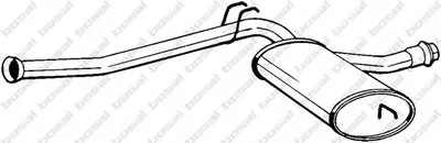 Средний глушитель выхлопных газов BOSAL купить