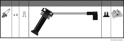 Комплект проводов зажигания HERTH+BUSS JAKOPARTS купить
