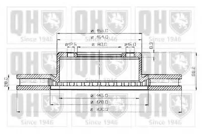 Тормозной диск QUINTON HAZELL купить