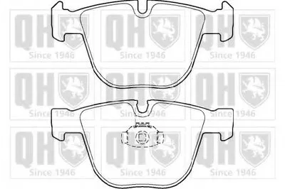 Комплект тормозных колодок, дисковый тормоз QUINTON HAZELL купить