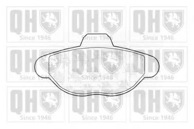 Комплект тормозных колодок, дисковый тормоз QUINTON HAZELL купить