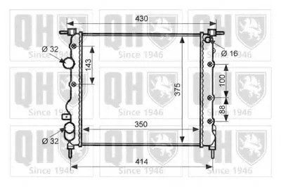 Радиатор, охлаждение двигателя QUINTON HAZELL купить