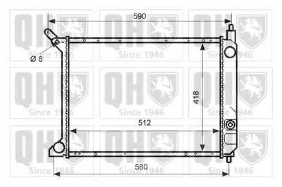 Радиатор, охлаждение двигателя QUINTON HAZELL купить