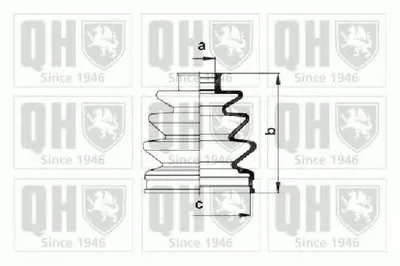 Комплект пылника, приводной вал QUINTON HAZELL купить